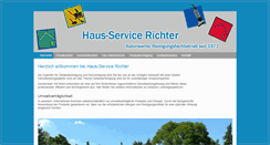 Desktop Screenshot of haus-service-richter.de