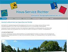Tablet Screenshot of haus-service-richter.de